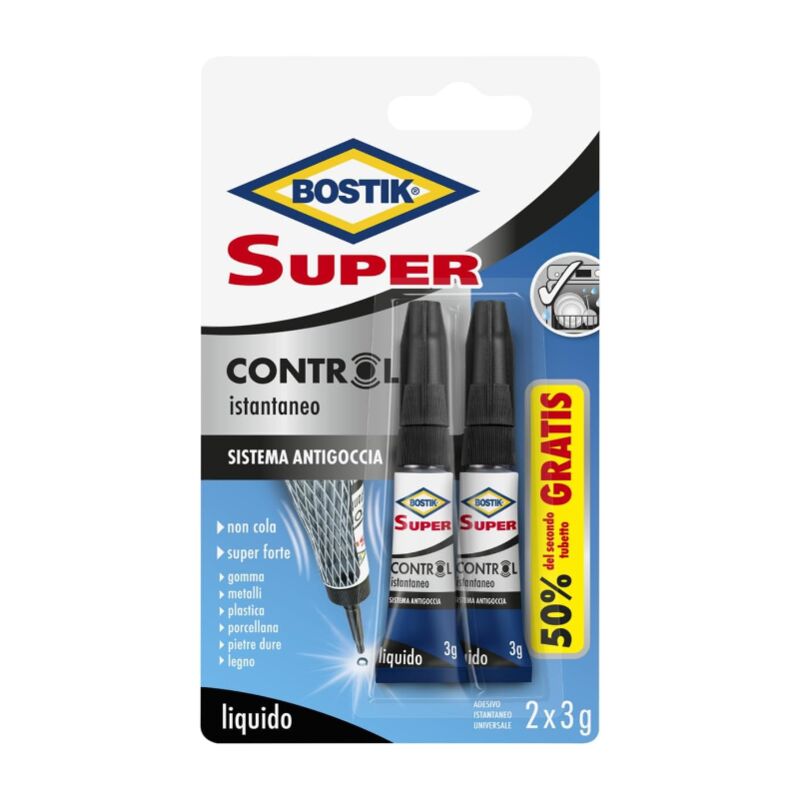 foto del prodotto adesivo istantaneo universale bostik 2x3g w060258135