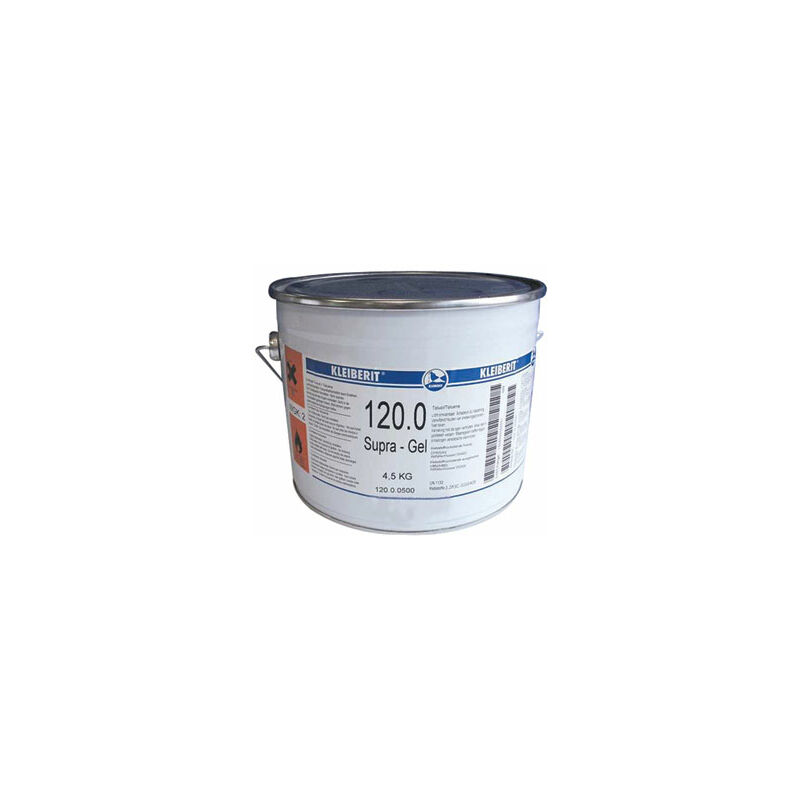 foto del prodotto adesivo neoprene supra gel kleiberit 120.0 barattolo da 4,5 kg 120.0.0502
