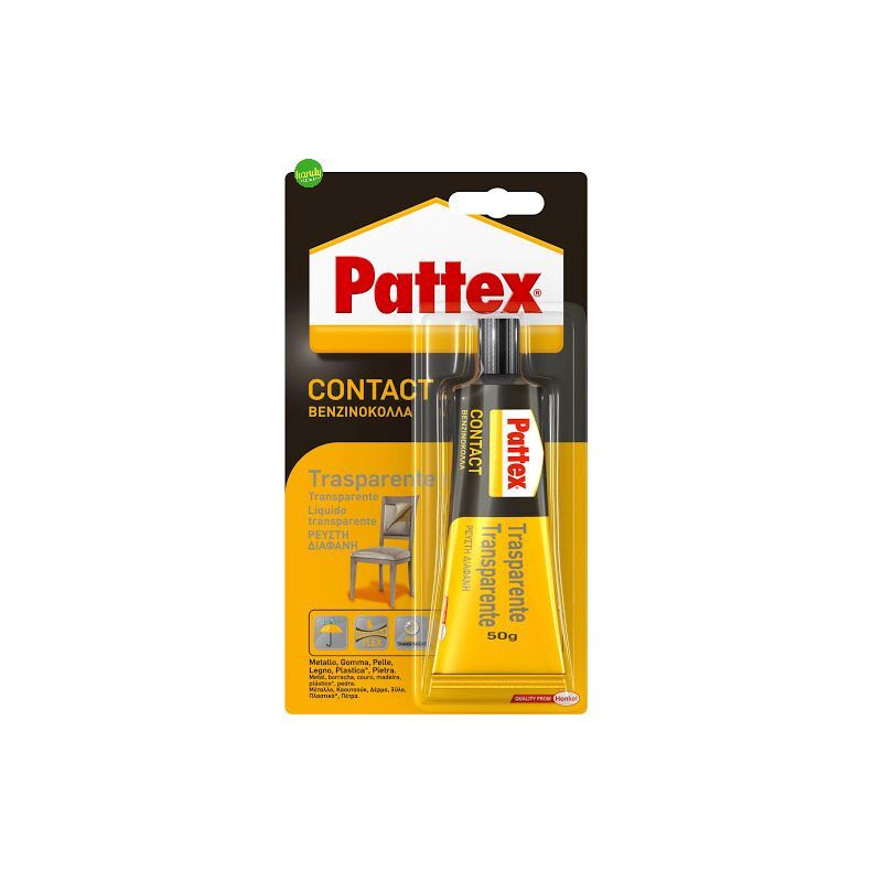 foto del prodotto adesivo pattex contact trasparente 50 grammi
