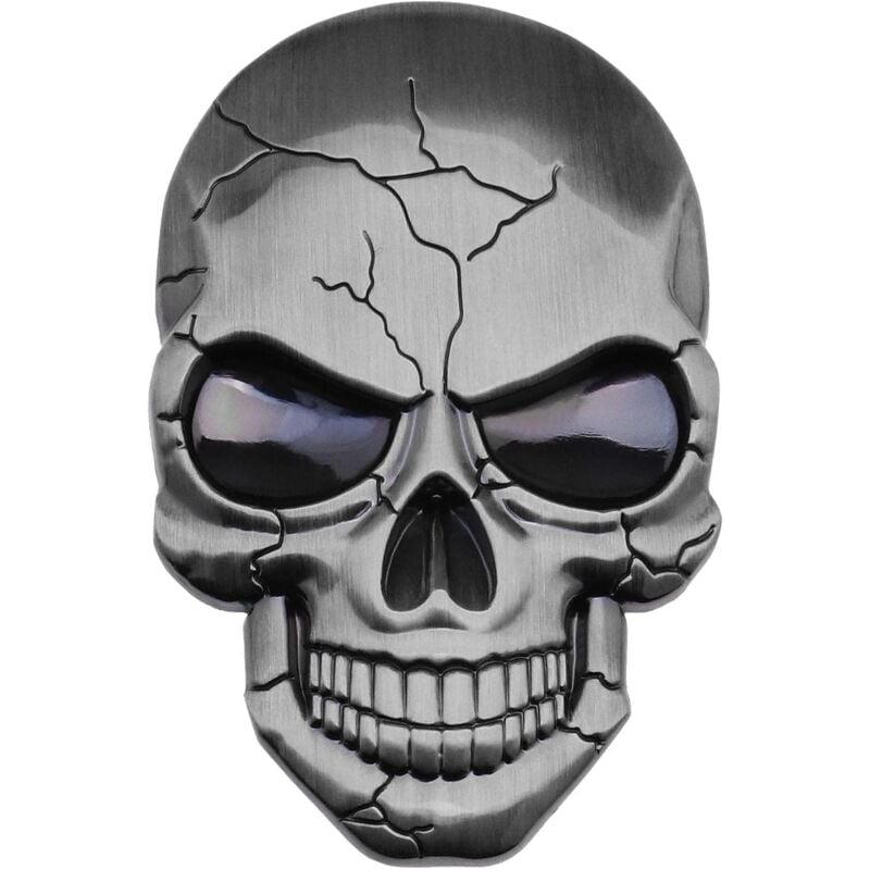 foto del prodotto adesivo per auto in metallo 3d, teschio punisher, decorazione impermeabile, logo, emblema, distintivo, decalcomania per auto, camion, moto,