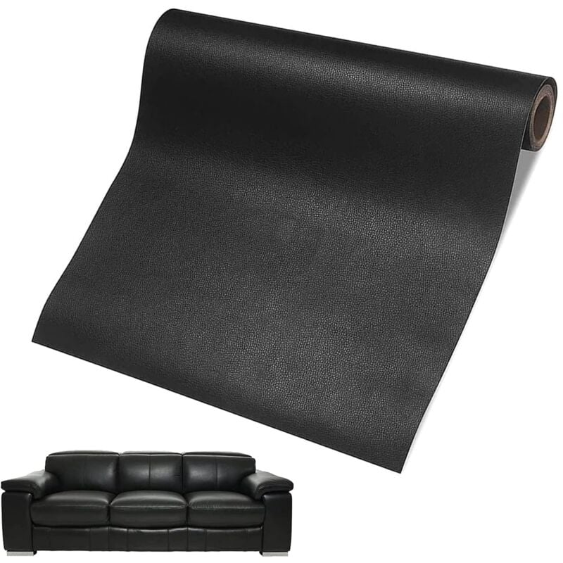 foto del prodotto adesivo per pelle 50x137cm, rotolo adesivo per pelle, toppa per riparazione pelle, toppa per riparazione pelle, adesivo in similpelle per divani,
