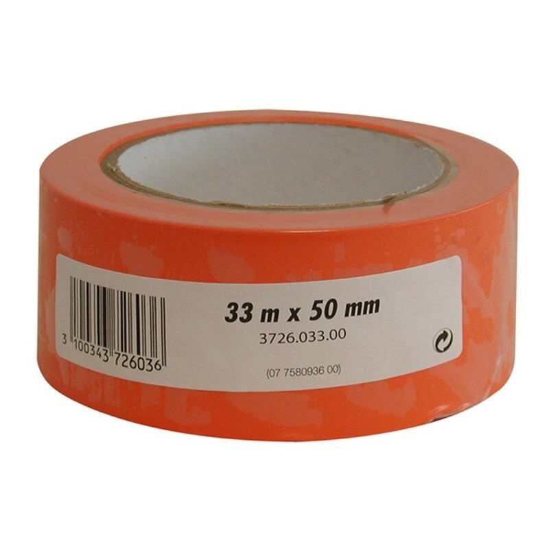 foto del prodotto adesivo per riparazioni, un lato l.33 mx w.50 mm arancione sans marque