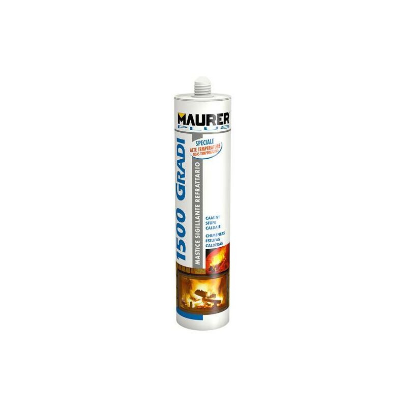foto del prodotto adesivo refrattario 1500 c maurer plus grigio scuro 310ml