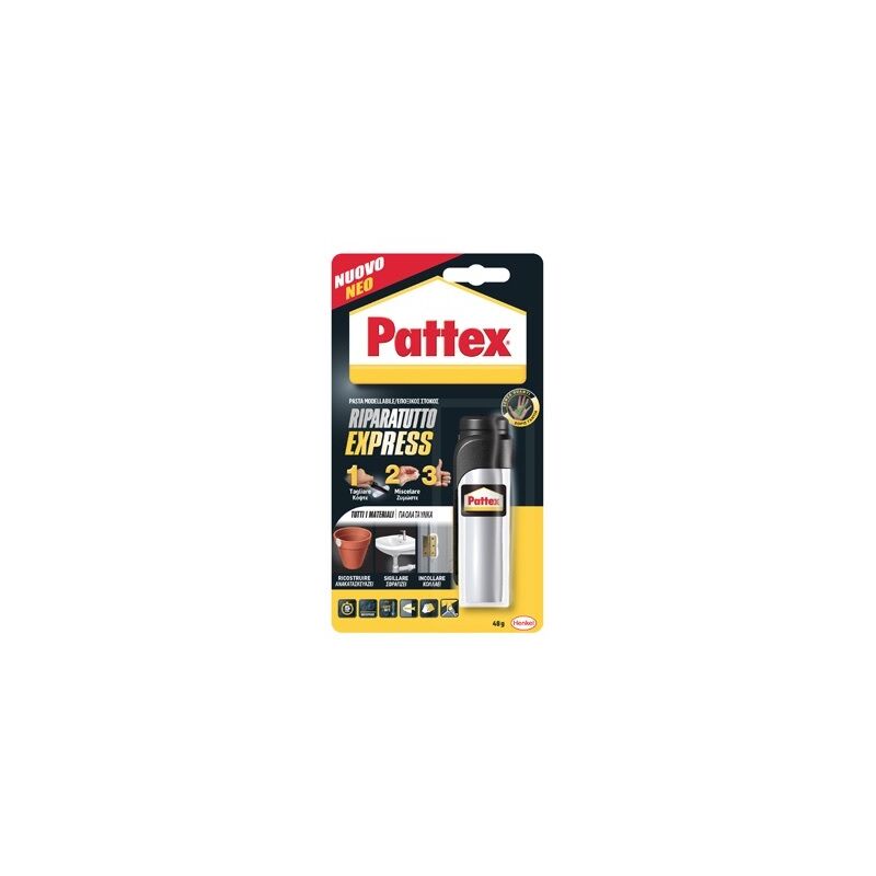 foto del prodotto adesivo riparatutto pattex express gr.48 pasta adesiva modellabile
