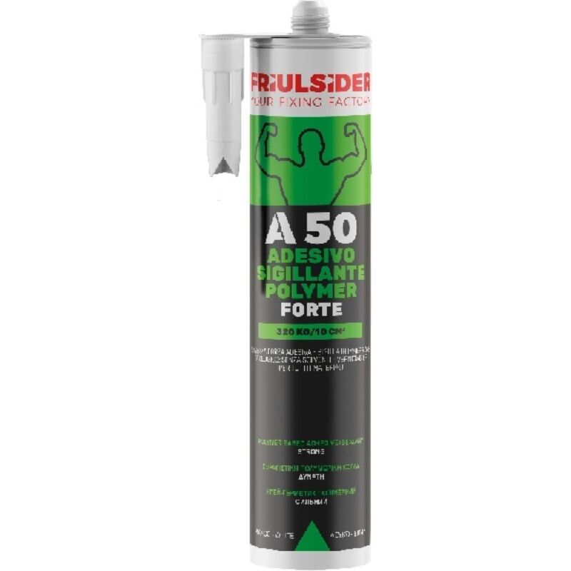 foto del prodotto adesivo sigillante forte polimeri bianco 290ml friulsider a5010