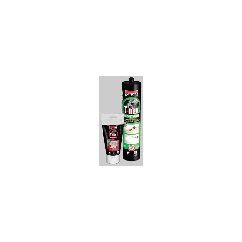 foto del prodotto adesivo sigillante t rex effetto ventosa soudal 380 g