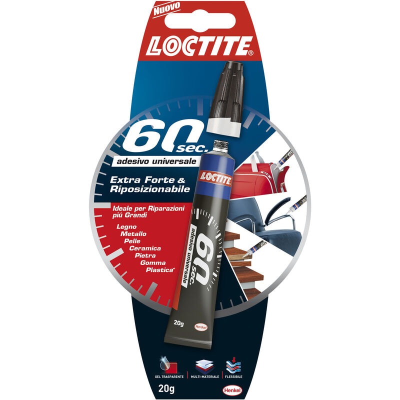 foto del prodotto adesivo universale 60 secondi loctite