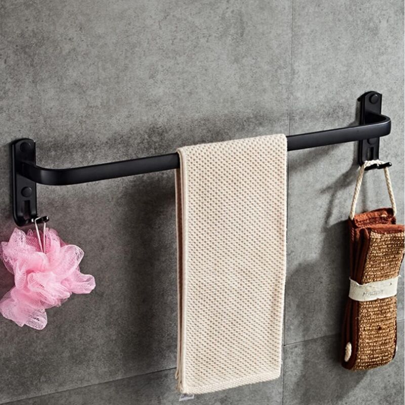 foto del prodotto adhesive wall mounted towel rack, no drilling bathroom accessories with adhesive towel rack heavy duty wall mounted towel rack
