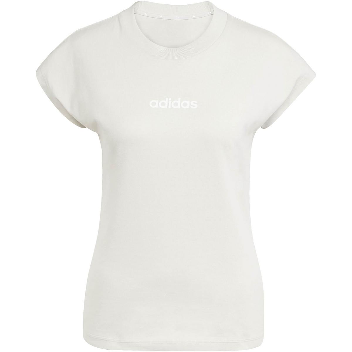 foto del prodotto adidas donna maglietta essentials linear cotton