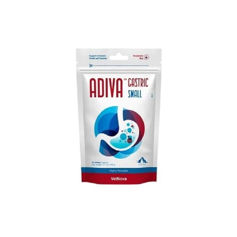 foto del prodotto adiva gastric small, 30 masticazioni vetnova