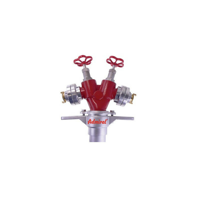 foto del prodotto admiral idrante vertical tube storz alu.dn 80 2xsortie connection rapido, 2 valvole ammirali