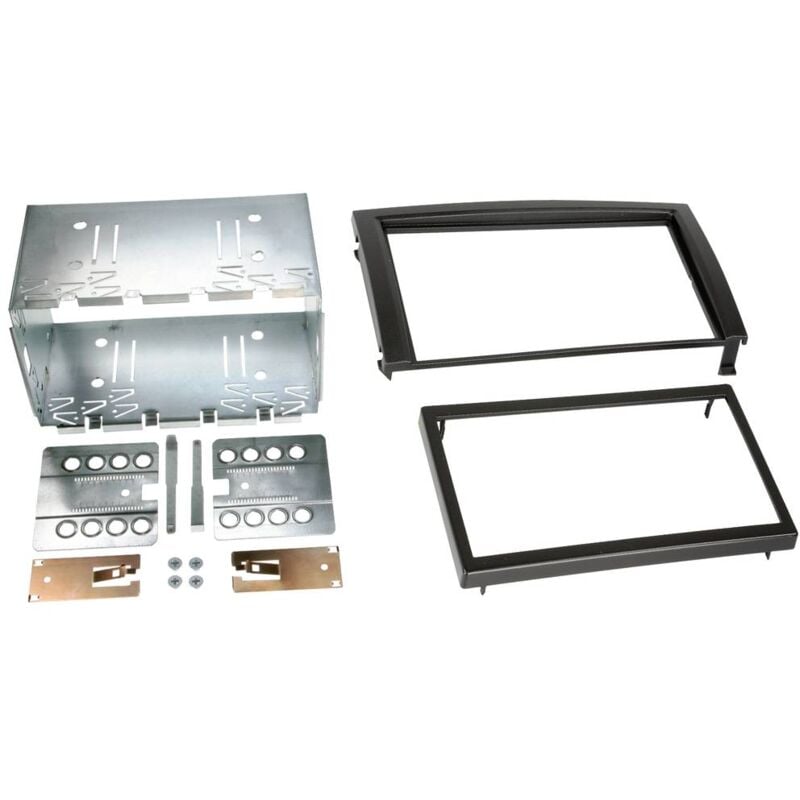 foto del prodotto adnauto acv 381340 02 mascherina per installazione autoradio doppio din adatto per marca auto skoda