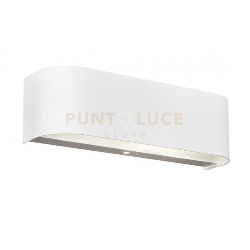 foto del prodotto adriano applique led 6,2 w 620 lm, 3.000 k fascia alluminio bianco 30x6cm