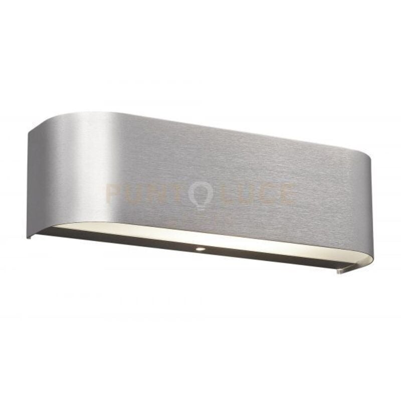 foto del prodotto adriano applique led 6,2 w 620 lm, 3.000 k fascia alluminio satinato 30x6cm