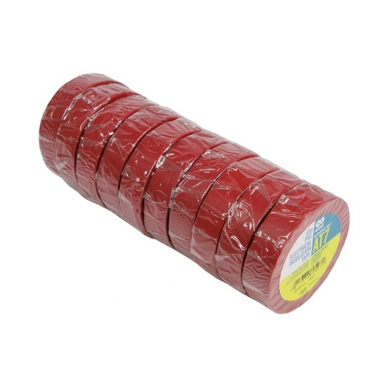 foto del prodotto advance 178315 at7 pvc nastro adesivo isolante 15mmx10m rosso ritardante di fiamma