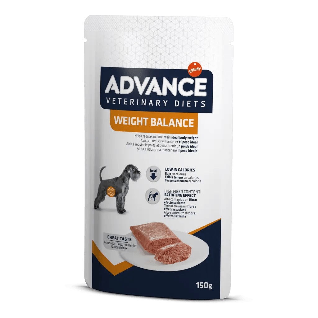 foto del prodotto advance cane diet weight balance busta 150 gr
