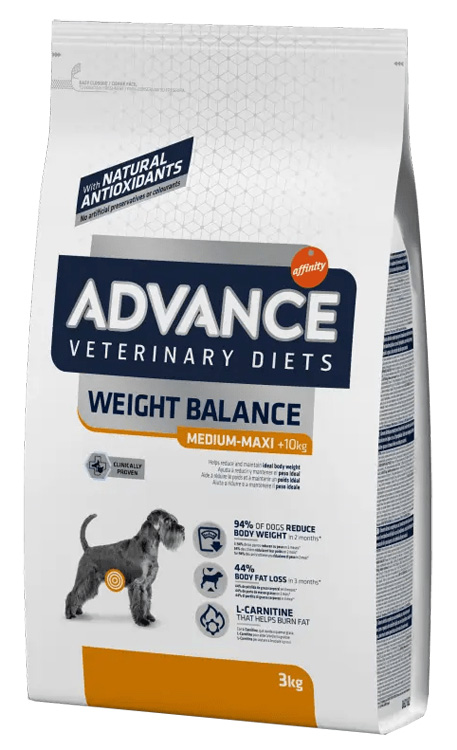 foto del prodotto advance cane diet weight balance medium amp maxi 3 kg