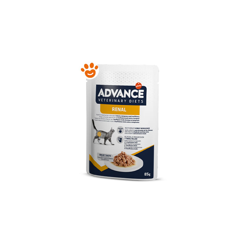 foto del prodotto advance cat veterinary diets renal cat veterinary diets renal bustina da 85 gr