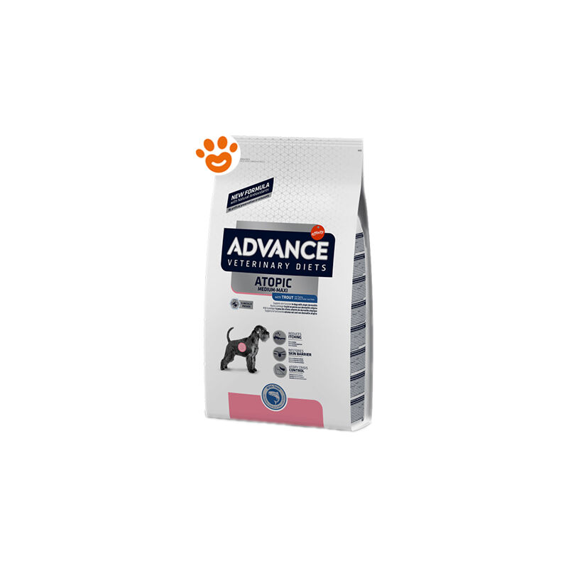 foto del prodotto advance dog veterinary diets atopic adult medium maxi trota dog veterinary diets atopic adult medium maxi trota sacco da 3 kg