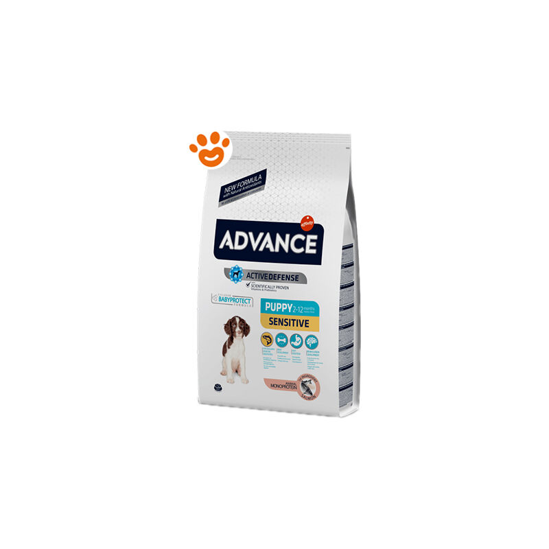 foto del prodotto advance puppy sensitive con salmone crocchette per cane 3 kg