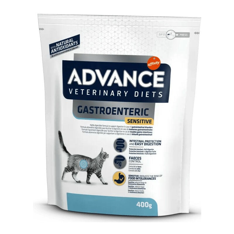 foto del prodotto advance veterinary diets gastroenteric sensitive per gatti da 400