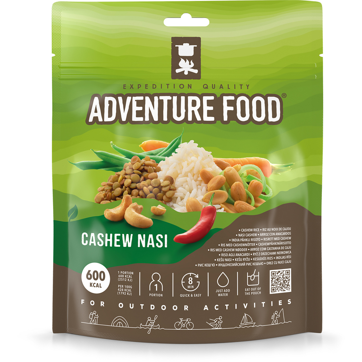 foto del prodotto adventure food anacardi nasi