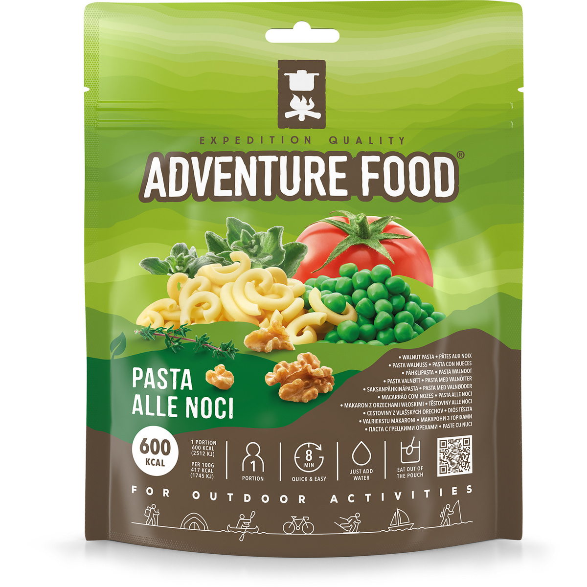 foto del prodotto adventure food pasta all noci