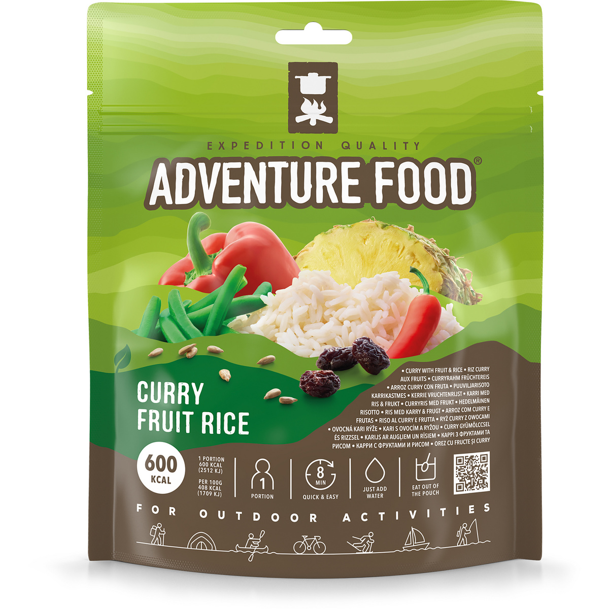 foto del prodotto adventure food riso al curry e frutta