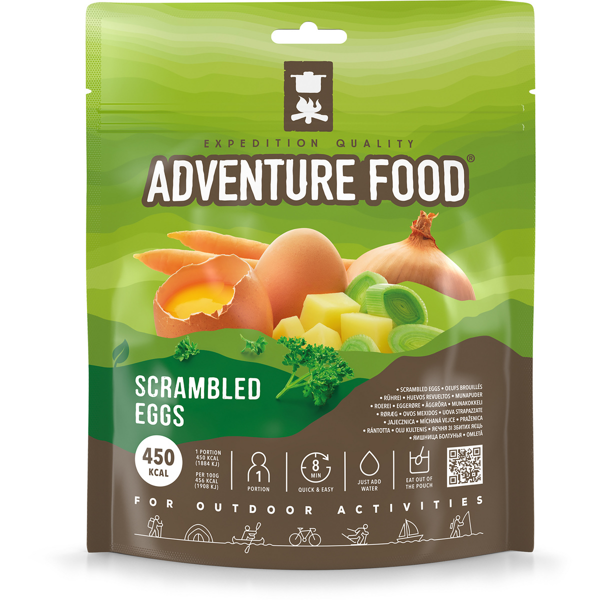 foto del prodotto adventure food uova strapazzate