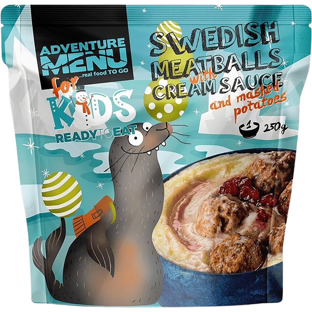 foto del prodotto adventure menu bambino polpette svedesi con pur di patate