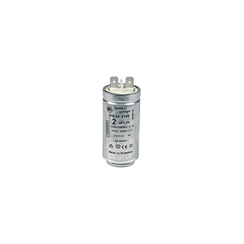 foto del prodotto aeg 1250020813 2 f 425 475v condensatore compatibile con spina evidenziazione per asciugatura