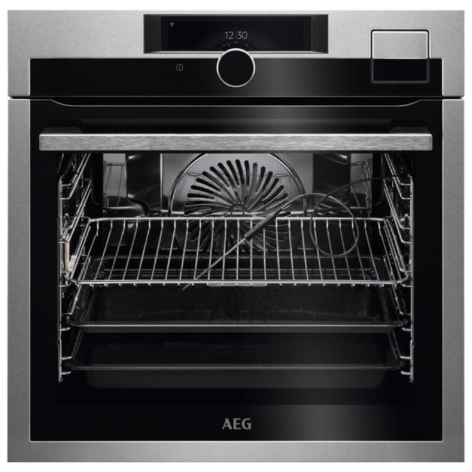 foto del prodotto aeg bse998230m forno elettrico multifunzione da incasso 100 vapore steampro capacita 70 litri classe energetica a 25 programmi funzione steamify wi fi 60 cm inox antimpronta