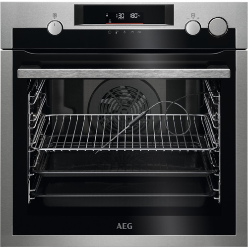foto del prodotto aeg bss578271m forno elettrico da incasso pirolitico vapore steam crisp 72 l 2990 w classe a inox