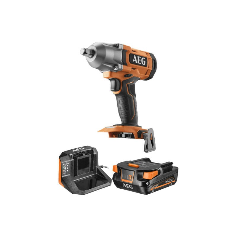 foto del prodotto aeg confezione avvitatore a impulsi bss18c12zc 0 18v 1 batteria 2.0ah 1 caricatore setl1820s