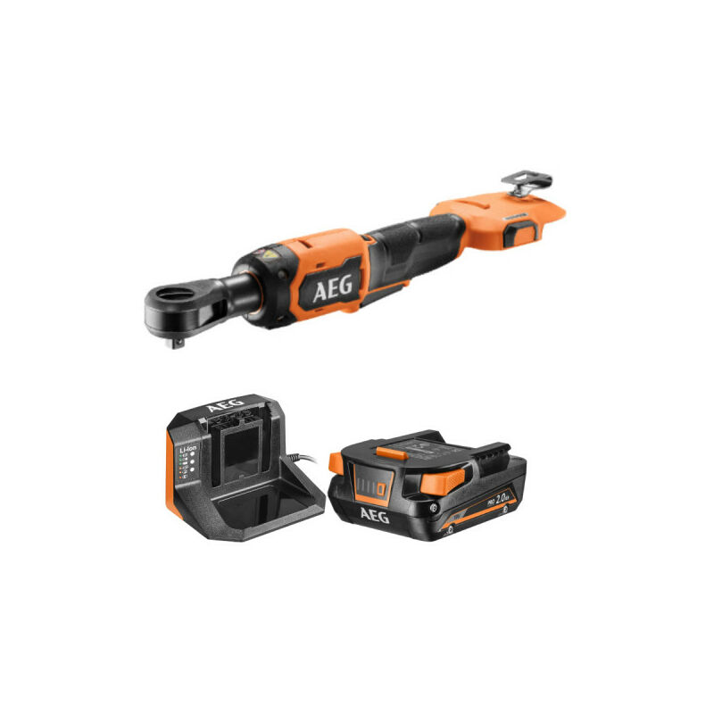 foto del prodotto aeg confezione chiave a cricchetto bss18r12bl 0 18v brushless 81 nm 1 2 1 batteria 2.0ah 1 caricatore set