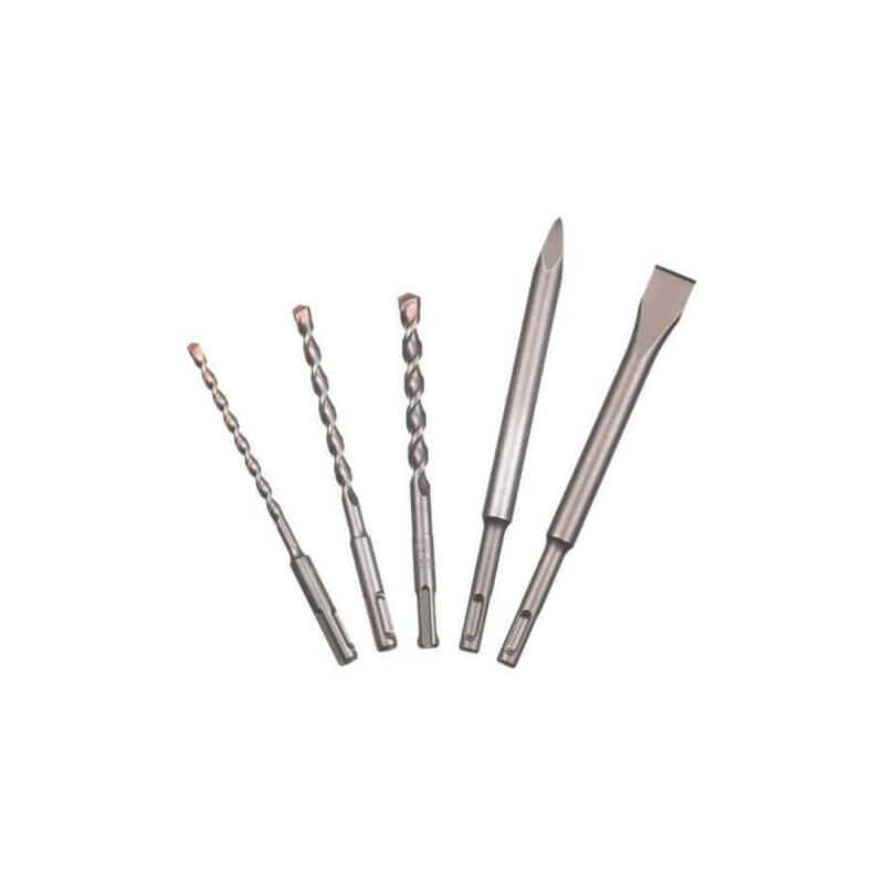 foto del prodotto aeg kit sds plus 3 punte 6 8 10 mm scalpello a punta scalpello piatto
