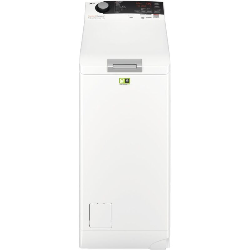 foto del prodotto aeg l7tbe624. tipo di carica caricamento dall alto. capacit cestello 6 kg, classe di efficienza della centrifuga b, silenziosit centrifuga 78