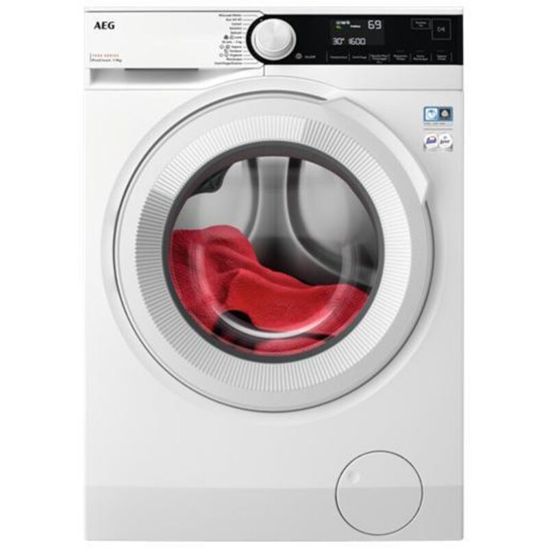foto del prodotto aeg lr7d96cw lavatrice serie 7000 prosteam 9 kg. tipo di carica caricamento frontale. capacità cestello 9 kg, classe di efficienza della
