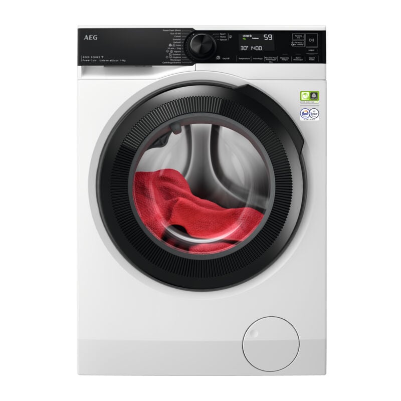 foto del prodotto aeg lr8h94gby. tipo di carica caricamento frontale. capacit cestello 9 kg, classe di efficienza della centrifuga b, silenziosit centrifuga 