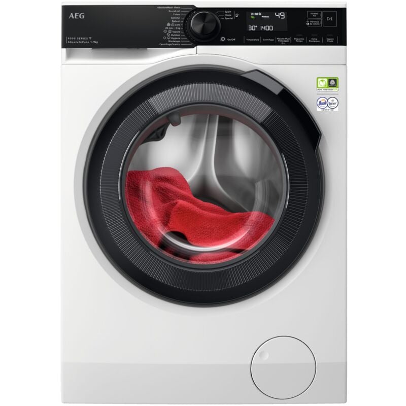 foto del prodotto aeg lr9h94gbs. tipo di carica caricamento frontale. capacit cestello 9 kg, classe di efficienza della centrifuga b, silenziosit centrifuga 