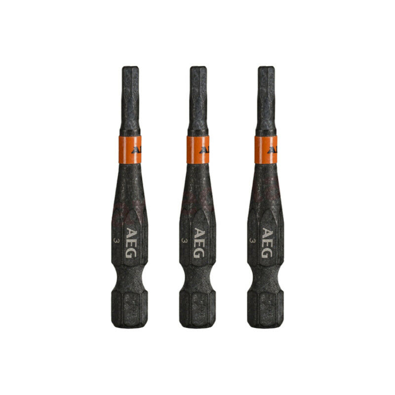 foto del prodotto aeg punte per cacciavite rinforzate con materiale balistico 50 mm 3 pezzi hex3