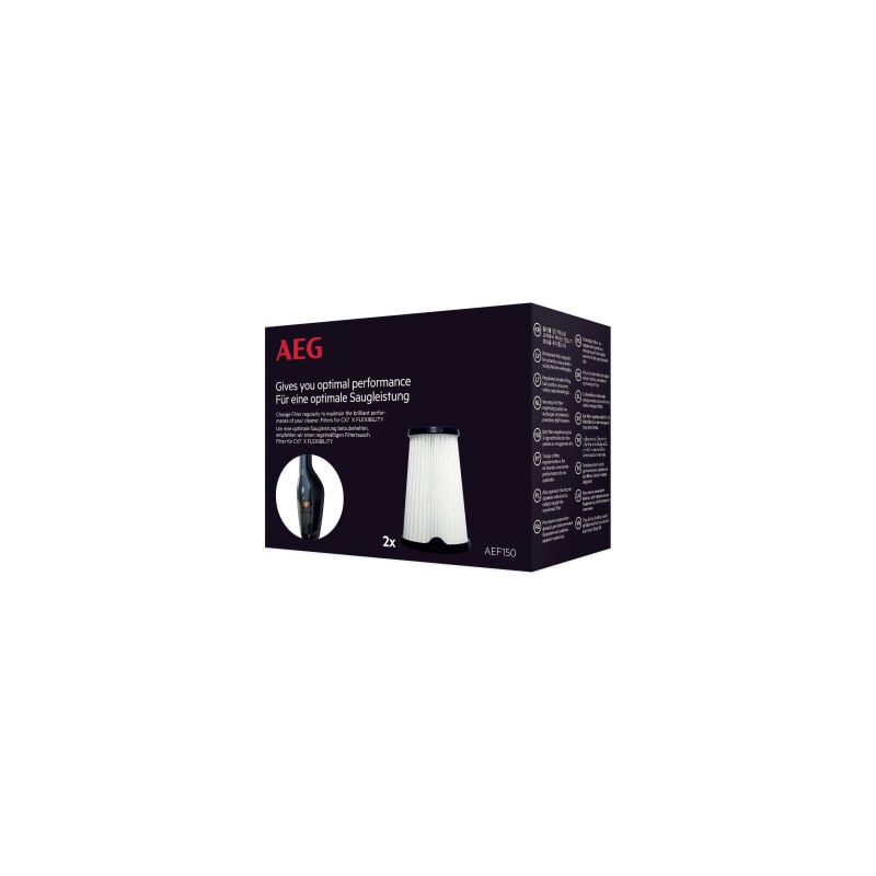 foto del prodotto aeg set di 2 filtri lavabili aef150 per aspirapolvere 9001683755