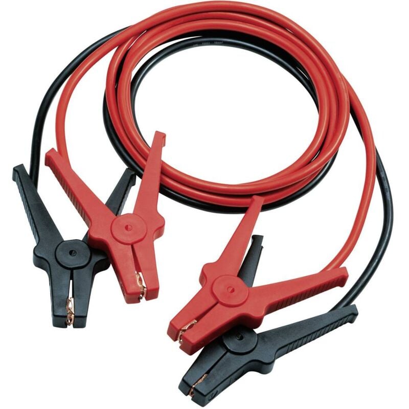 foto del prodotto aeg sp 25 cavi batteria per avviamento d emergenza 34.2 mm alluminio ramato 3.50 m con pinze di plastica, senza circ