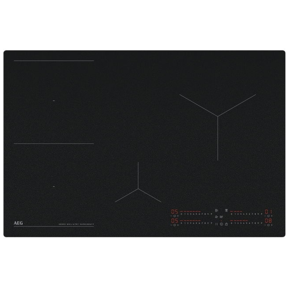 foto del prodotto aeg ti84ib30iz piano cottura a induzione da incasso 4 zone di cottura touch 80 cm vetro ceramica nero
