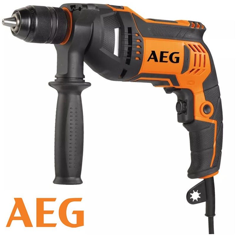 foto del prodotto aeg trapano a percussione sbe750re 750w velocit variabile 13mm