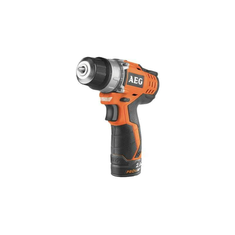 foto del prodotto aeg trapano pilota 12v prolithium ion 2 batterie 2.0ah 1 caricabatterie 40min bs12c2 li 202b