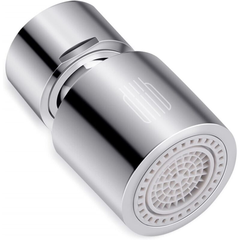 foto del prodotto aeratore per rubinetto crediri a 360 gradi, filtro per risparmio idrico, testa girevole per rubinetto da cucina, soffione doccia regolabile a 2