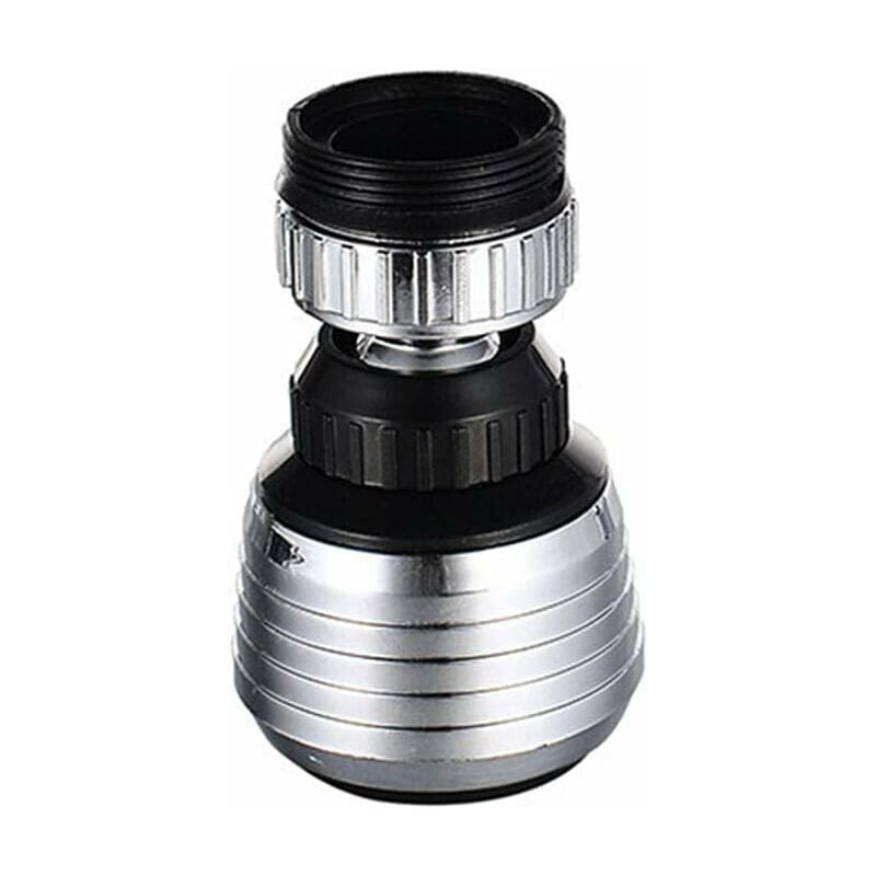 foto del prodotto aeratore per rubinetto e rompigetto, prolunga per rubinetto da cucina, ugello filtro girevole a 360 , filtro per il risparmio idrico, aeratore per