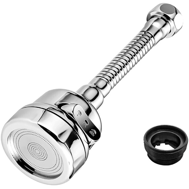 foto del prodotto aeratore rubinetto lavandino prolunga cannuccia flessibile doccino bagno cucina