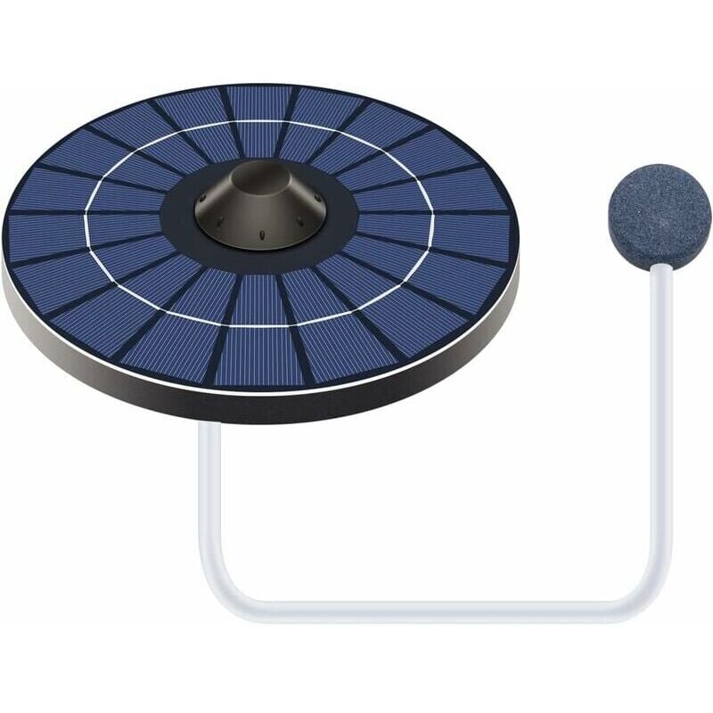 foto del prodotto aeratore solare per laghetti, pompa per ossigeno con tubo dell aria e pietra porosa galleggiante, aeratore per piscine, ossigenatore per acquari ymyny